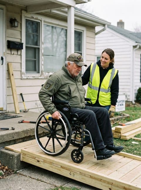 Firefly Gemini Flash Veterans in need - Could include wheelchair ramp home repair subtlety